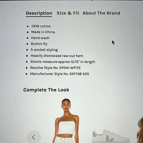 Superdown Quinn Denim Shorts - Picture 9 of 10